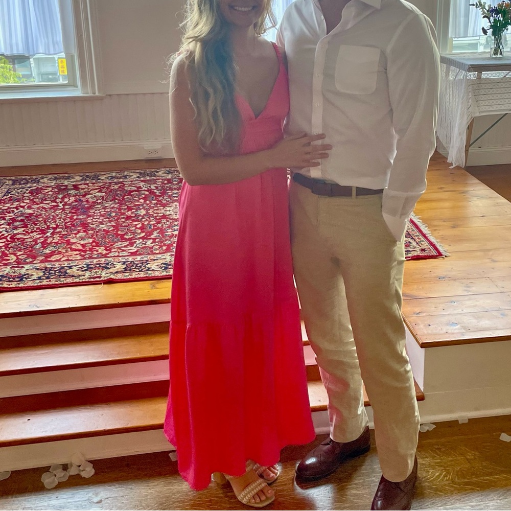 Forever 21 Vibrant Pink Dress